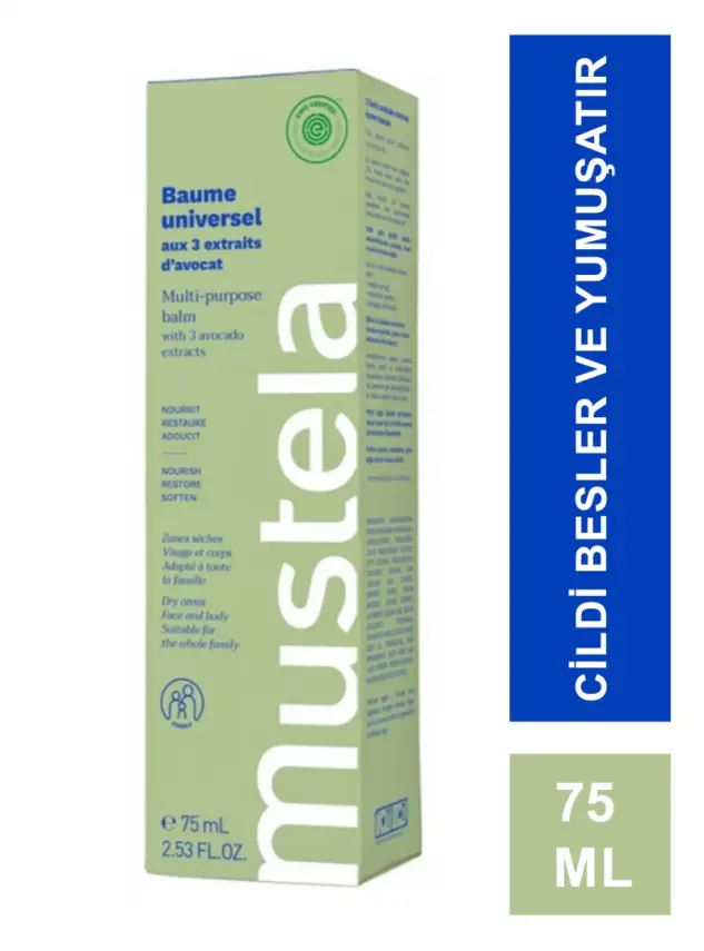 Mustela Multi-Purpose Balm 3 Etkili Avokado Balsam 75 ml - 1