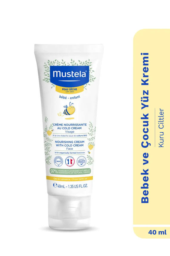 Mustela Nourishing Cream With Cold Cream Face 40 ml Yüz Kremi - 1