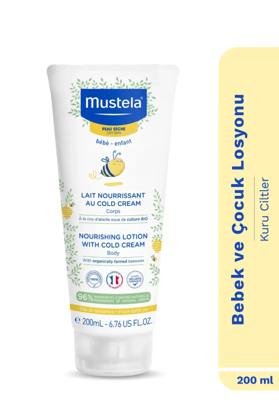 Mustela Nourishing Lotion With Cold Cream Vücut Losyonu 200 ml - 1