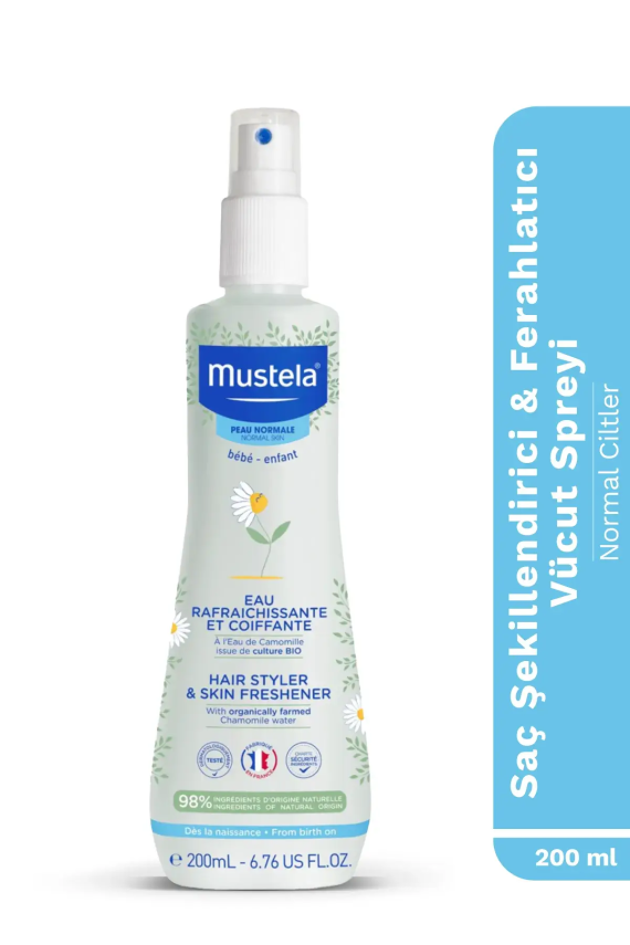 Mustela Skin Freshener Hair & Body Saç ve Vücut Spreyi 200 ml - 1