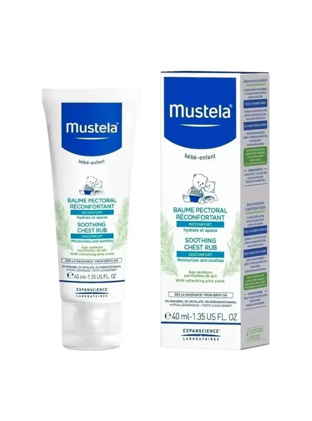 Mustela Soothing Chest Rub 40ml Rahatlatıcı Göğüs Balsamı - 2