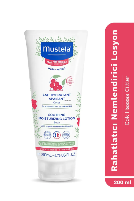 Mustela Soothing Moisturizing Lotion 200 ml Çok Hassas Ciltler İçin Nemlendirici Losyon - 1