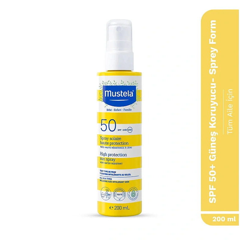 Mustela Spf 50 Güneş Spreyi 200 ml - 1