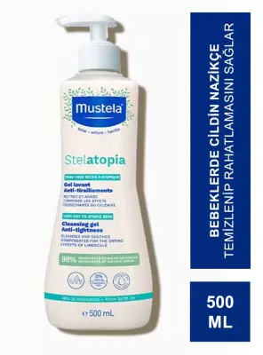 Mustela Stelatopia Cleansing Gel 500 ml Kuru Ciltler İçin Şampuan - Mustela