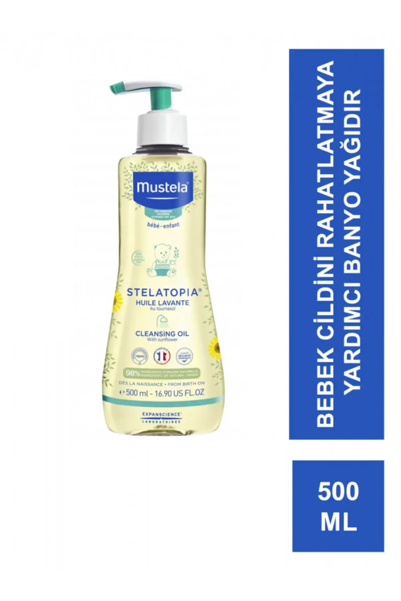 Mustela Stelatopia Cleansing Oil 500 ml Temizleme Yağı - 1