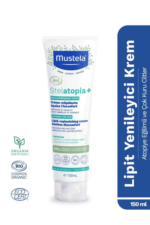 Mustela Stelatopia+ Lipit Yenileyici Krem 150 ml - 1