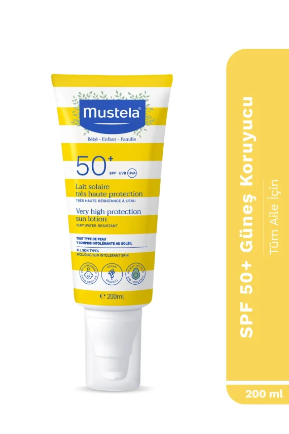 Mustela Very High Protection Sun Lotion Spf50 200ml - 1