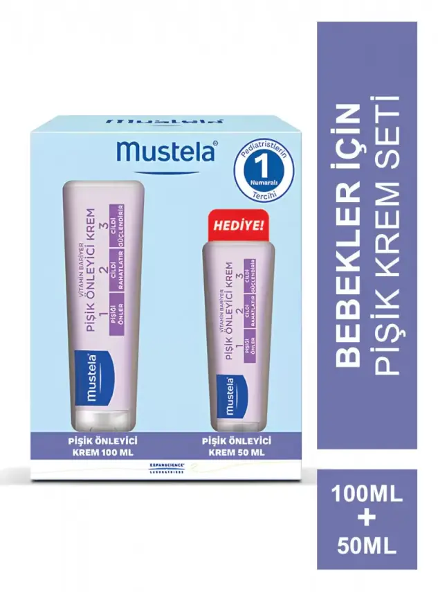 Mustela Vitamin Barrier Cream Pişik Kremi 100ml + 50ml - 1