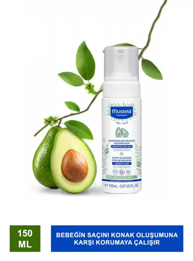 Mustela Yenidoğan Köpük Şampuanı 150 ml - 1