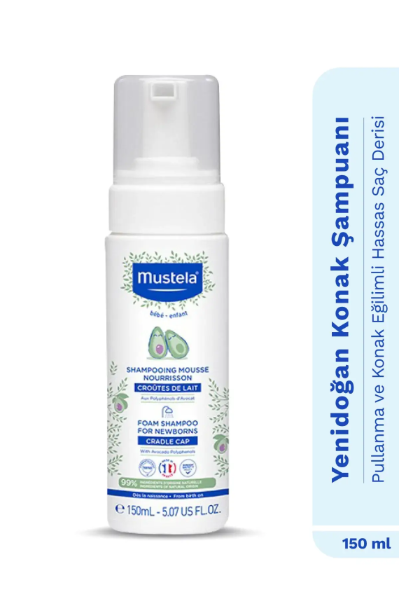 Mustela Yenidoğan Köpük Şampuanı 150 ml - 1