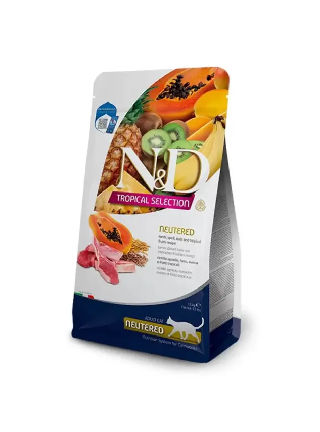 N&D Cat Tropical Selection Lamb Neutered 5 Kg - 1