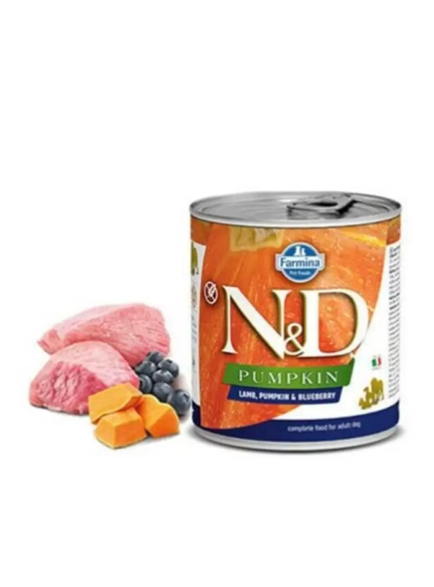 N&D Pumpkın Lamb & Blueberry Köpek Konserve 285 Gr - N&D