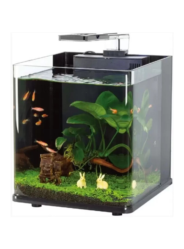 Nanux Blubios Led Aydınlatmalı Nano Akvaryum 25X27X27Cm - DİĞER