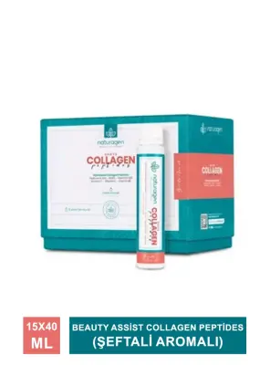 Naturagen Beauty Assist Collagen Peptides - Şeftali Aromalı - 15 x 40 ml Shot - 2