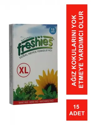 Natural Freshies Ağız Kokusu Önleyici 15 Adet 10 lu paket - 1