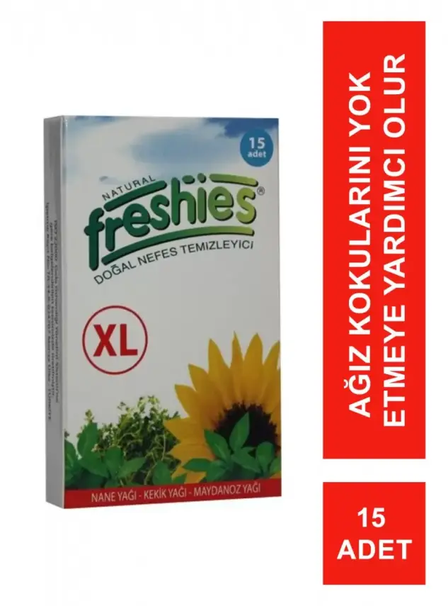 Natural Freshies Ağız Kokusu Önleyici 15 Adet 10 lu paket - 1