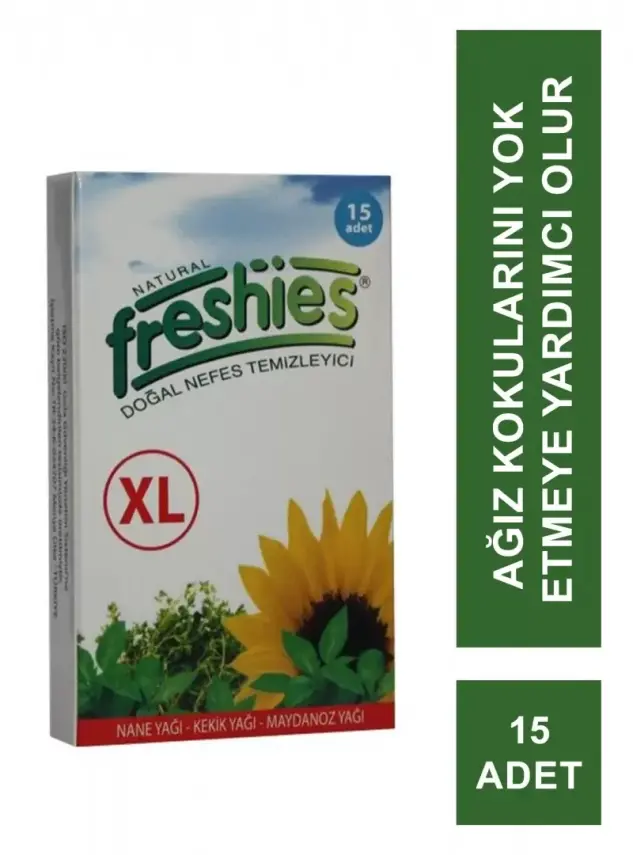 Natural Freshies Ağız Kokusu Önleyici 15 Adet - 1