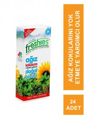 Natural Freshies Ağız Kokusu Önleyici 24 Adet - 1