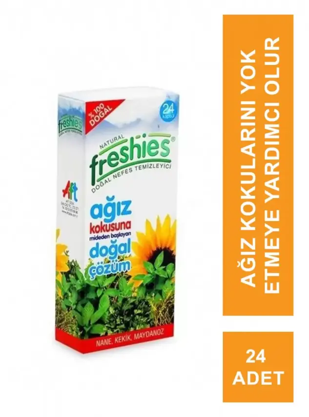 Natural Freshies Ağız Kokusu Önleyici 24 Adet - 1