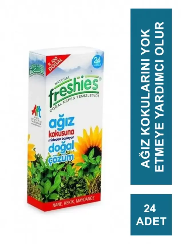 Natural Freshies Ağız Kokusu Önleyici 24 Adet x 3 Kutu - 1