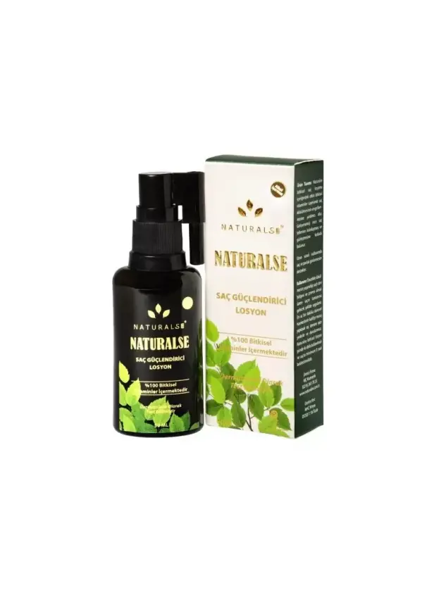 Naturalse Dökülme Karşıtı %100 Doğal Saç Güçlendirici Sprey Losyon 50 ml - 1