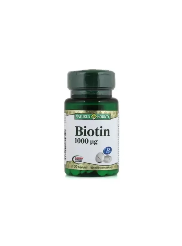 Nature's Bounty Biotin 1000mg 100 Tablet - 1