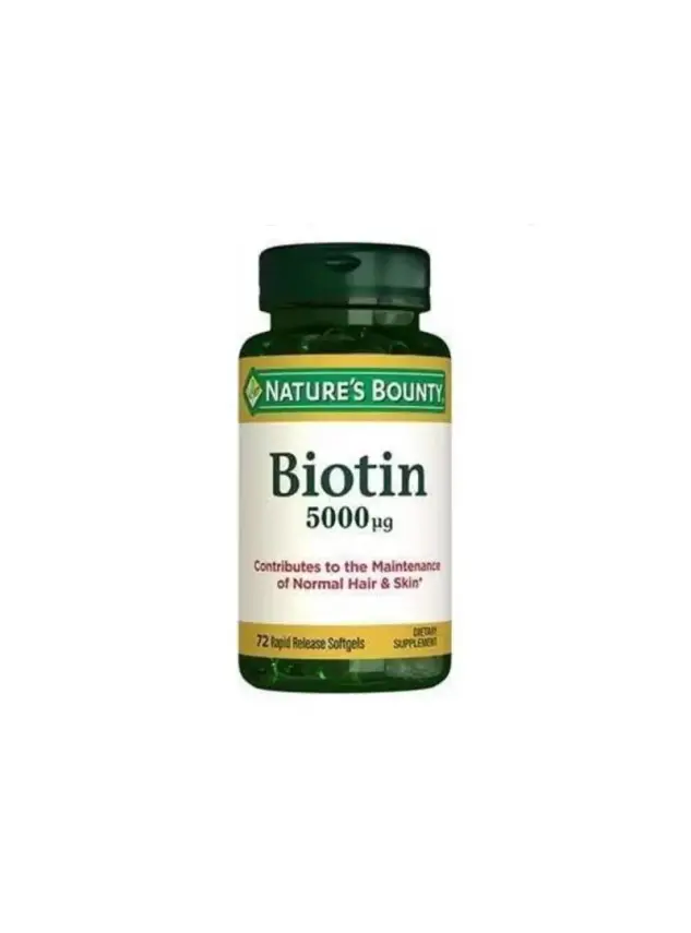 Nature's Bounty Biotin 5000 Mcg 72 Kapsül - 1