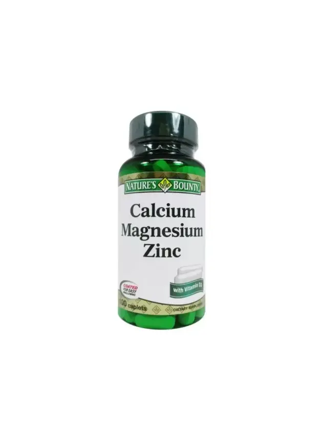 Nature's Bounty Calcium Magnesium Zinc 100 Kaplet - 1