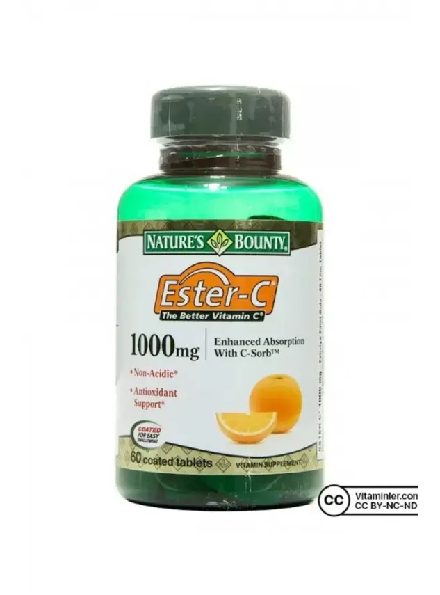 Nature's Bounty Ester-c 1000 Mg 60 Tabet - 1
