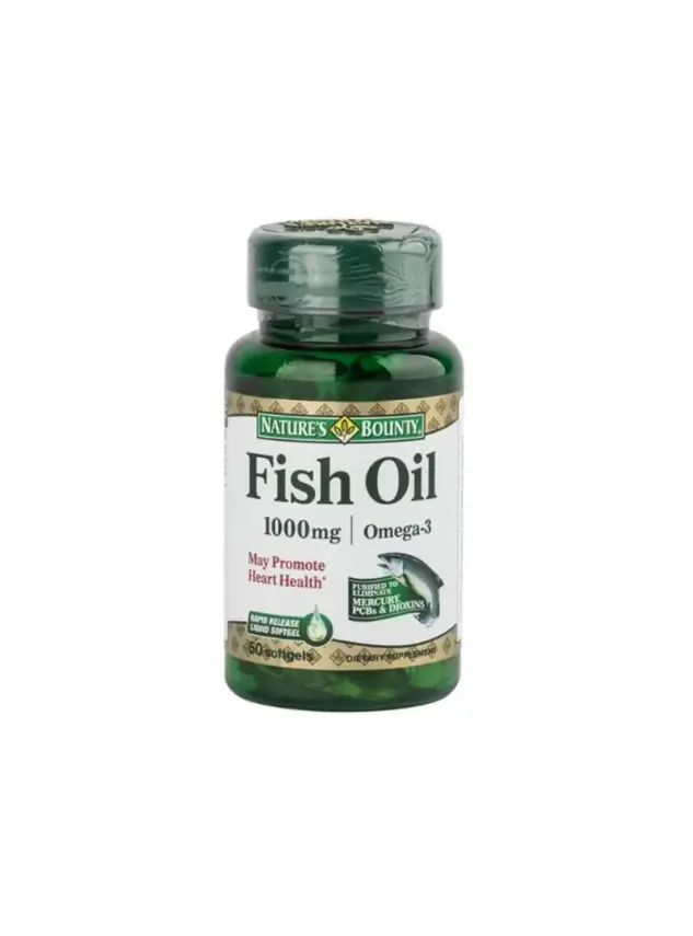 Nature's Bounty Fish Oil Omega-3 1000 Mg 50 Softgel - 1