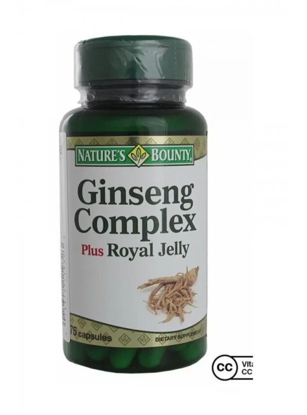 Nature's Bounty Ginseng Complex Plus Royal Jelly 75 Kapsül - Natures Bounty