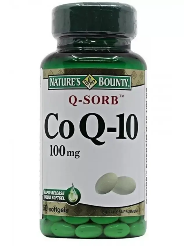Nature's Bounty Q-Sorb CoQ-10 100mg 60 Kapsül - 1