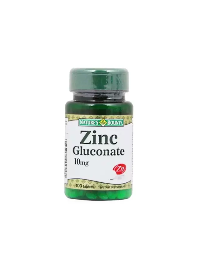 Nature's Bounty Zinc Gluconate 10mg 100 Tablet - 1
