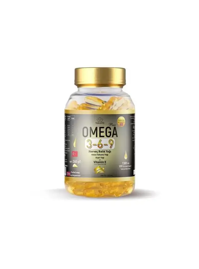Naturlife Plus Omega 3-6-9 1300mg 200 Kapsül - 1