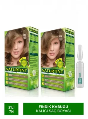 NATURTINT 2'li Set 7 N Fındık Kabuğu kalıcı Saç Boyası - 2