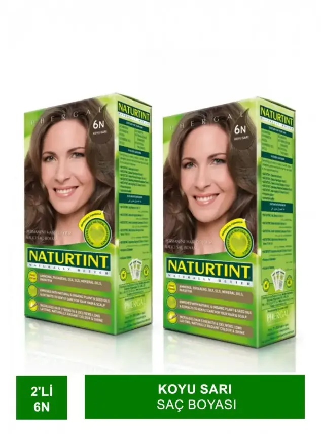 NATURTINT 2’li Set 6 N Koyu Sarı Saç Boyası - 2