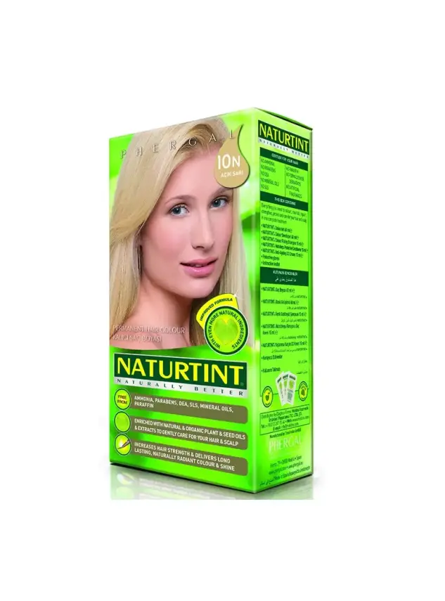 Naturtint Kalıcı Saç Boyası 10N Açık Sarı 165 ml - 1