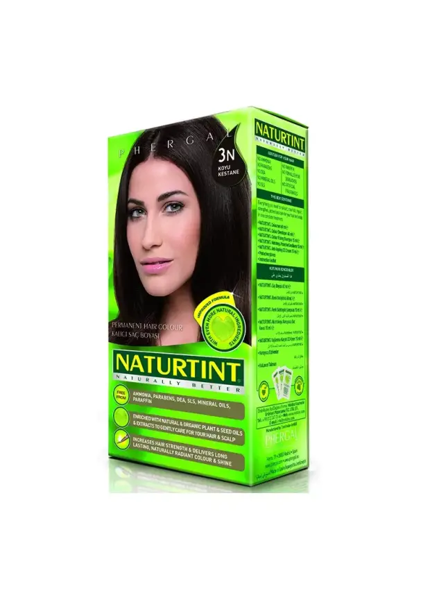 Naturtint Kalıcı Saç Boyası 3N Koyu Kestane 165 ml 2 Adet - 1
