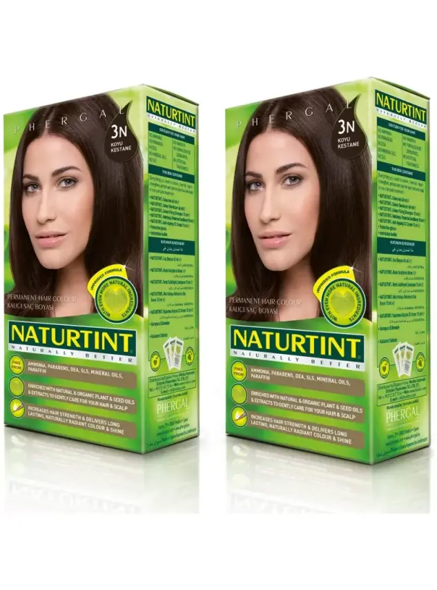 Naturtint Kalıcı Saç Boyası 3N Koyu Kestane 165 ml 2 Adet - 2