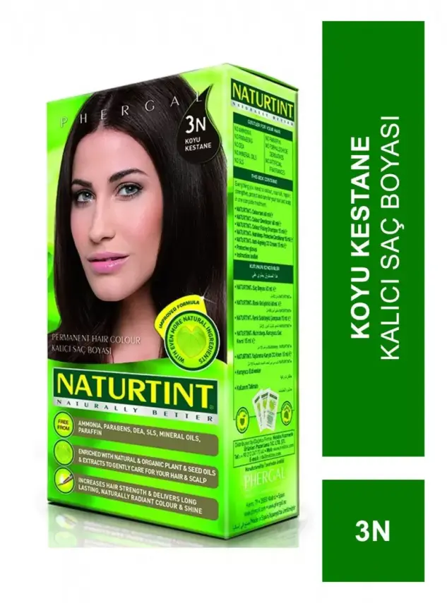 Naturtint Kalıcı Saç Boyası 3N Koyu Kestane 165 ml - 2