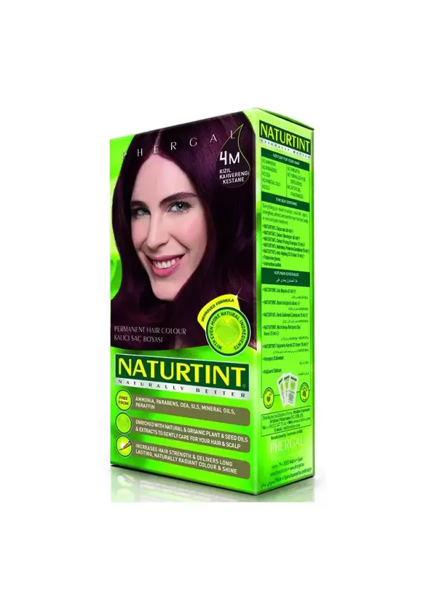 Naturtint Kalıcı Saç Boyası 4M Kızıl Kahverengi Kestane 165 ml - 1