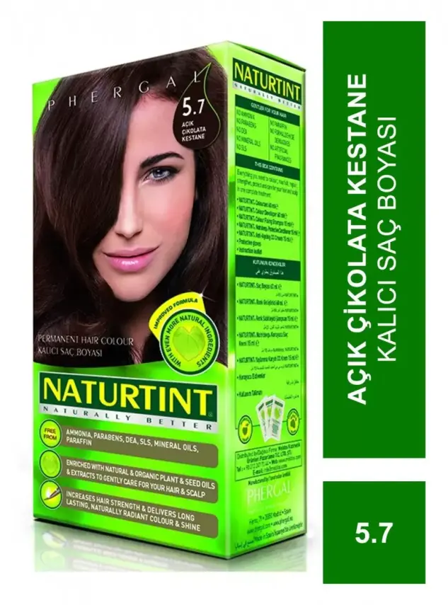 Naturtint Kalıcı Saç Boyası 5.7 Açık Çikolata Kestane 165 ml - 2