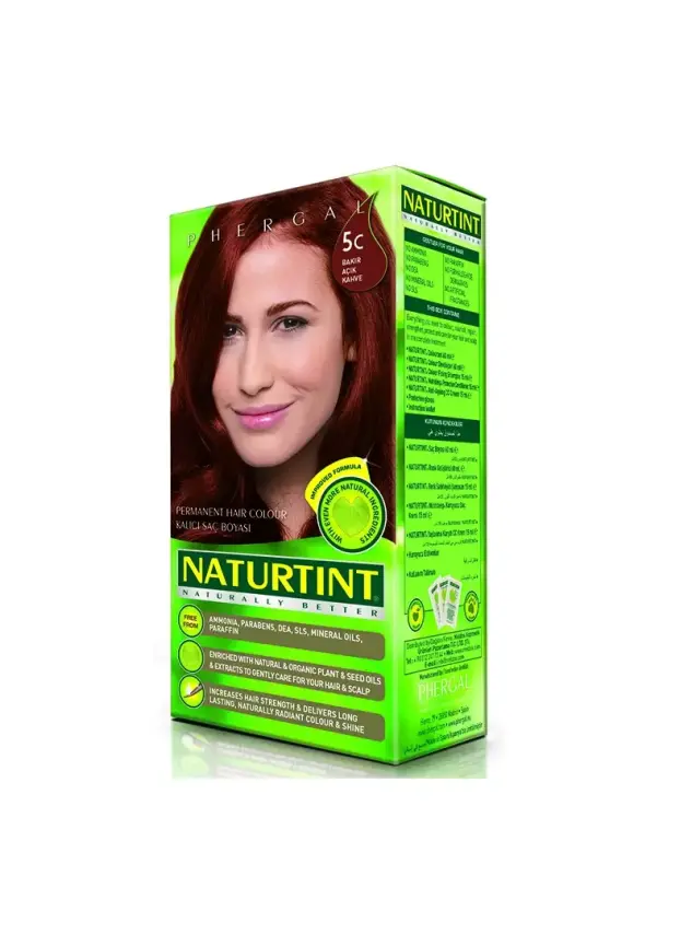 Naturtint Kalıcı Saç Boyası 5C Bakır Açık Kahve 165 ml - 1