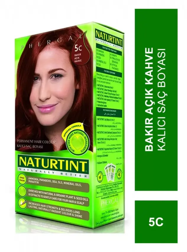 Naturtint Kalıcı Saç Boyası 5C Bakır Açık Kahve 165 ml - 2