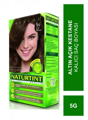 Naturtint Kalıcı Saç Boyası 5G Altın Açık Kestane 165 ml - 2
