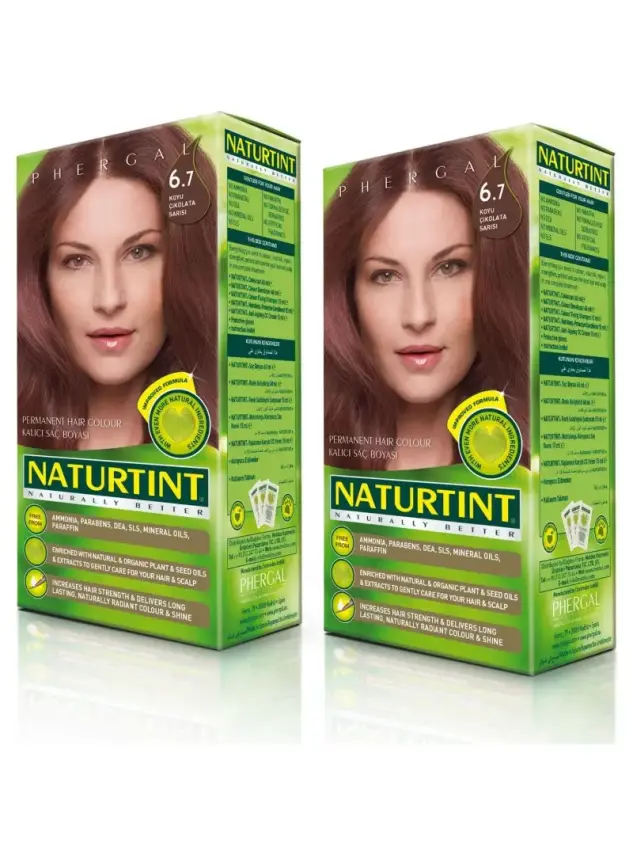 Naturtint Kalıcı Saç Boyası 6.7 Koyu Çikolata Sarı 165 ml 2 Adet - 2