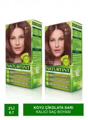 Naturtint Kalıcı Saç Boyası 6.7 Koyu Çikolata Sarı 165 ml 2 Adet - 3