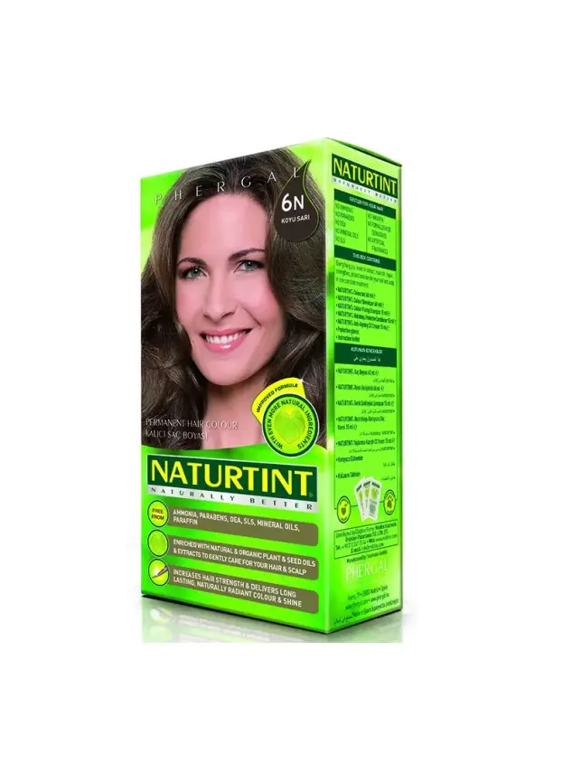 Naturtint Kalıcı Saç Boyası 6N Koyu Sarı 165 ml - 1