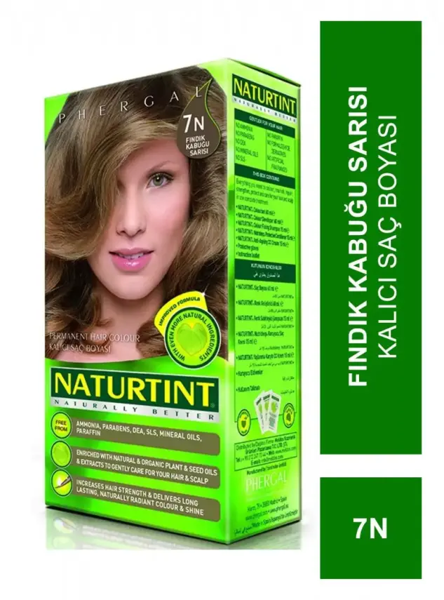 Naturtint Kalıcı Saç Boyası 7N Fındık Kabuğu Sarısı 165 ml - 2