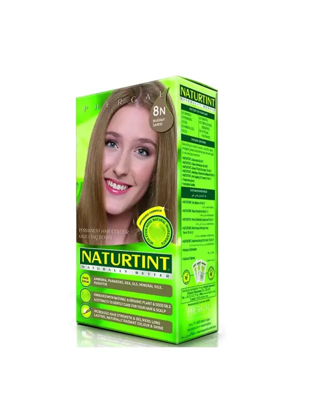 Naturtint Kalıcı Saç Boyası 8N Buğday Sarısı 165 ml x 2 Adet - 1